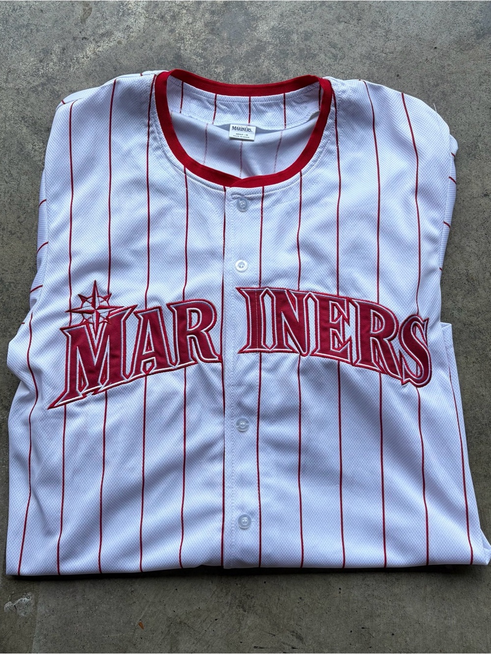 Seattle Mariners Central Washington University Wildcats Baseball Jersey SGA